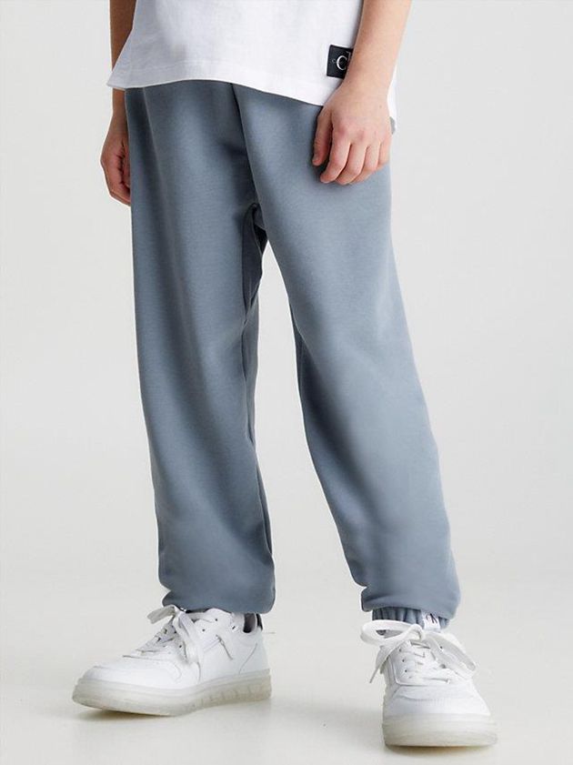 Calvin Klein USA Blended Stretch Terry Boys Joggers Grey 5182970-GZ